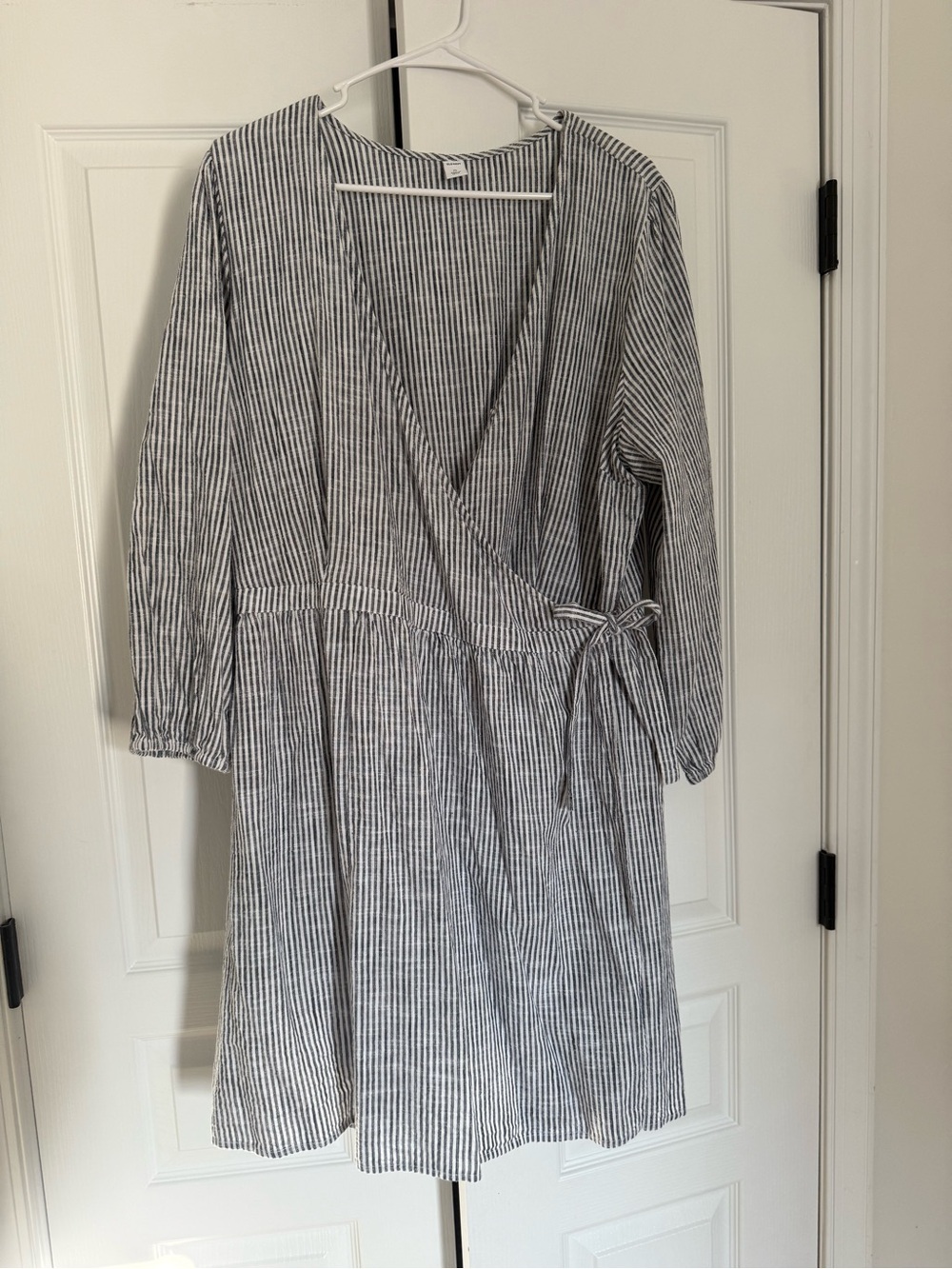 Old Navy Navy and White Striped Dress